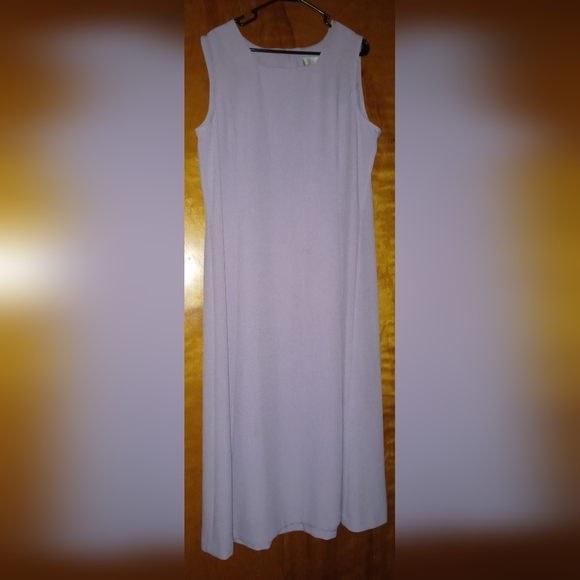 Nancy Michaels Women's Long Violet Sleeveless Dress Size 18  - Picture 1 of 3